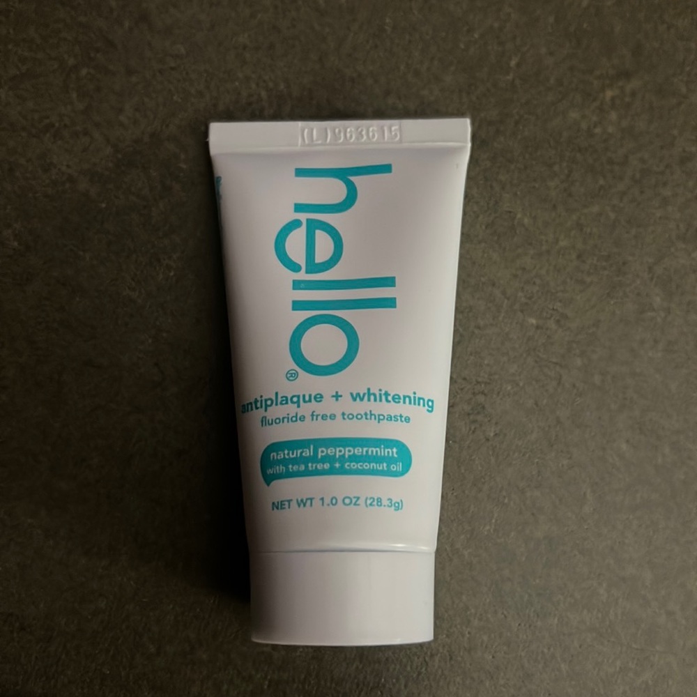 Hello fluoride free toothpaste
